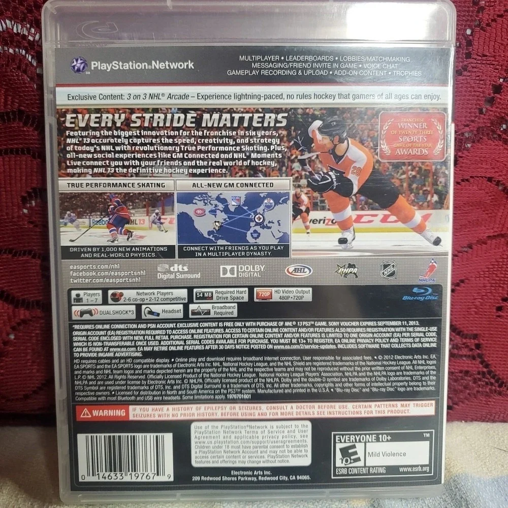 NHL 13 PS3 PlayStation 3 Used